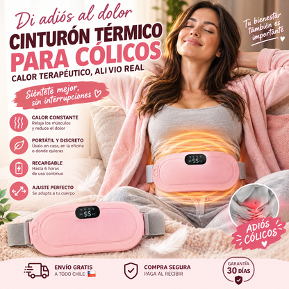 VELURA Calmi™  Cinturón Térmico para Cólicos